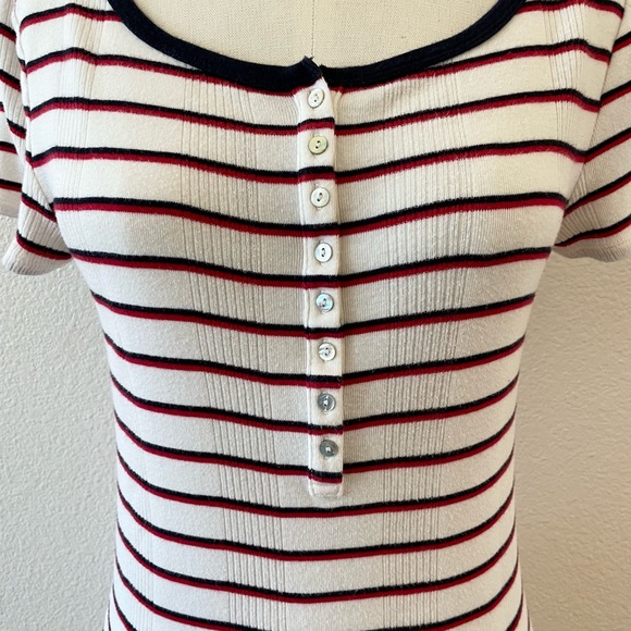 Joe Fresh Stripped Henley - Picture 3 of 8